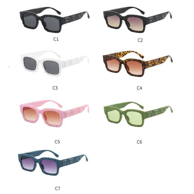 2PACK New Square Sunglasses Vintage Women Fashion Female Sun Men Shades UV400 Luxury Brand Male Fishing Glasses Y260207