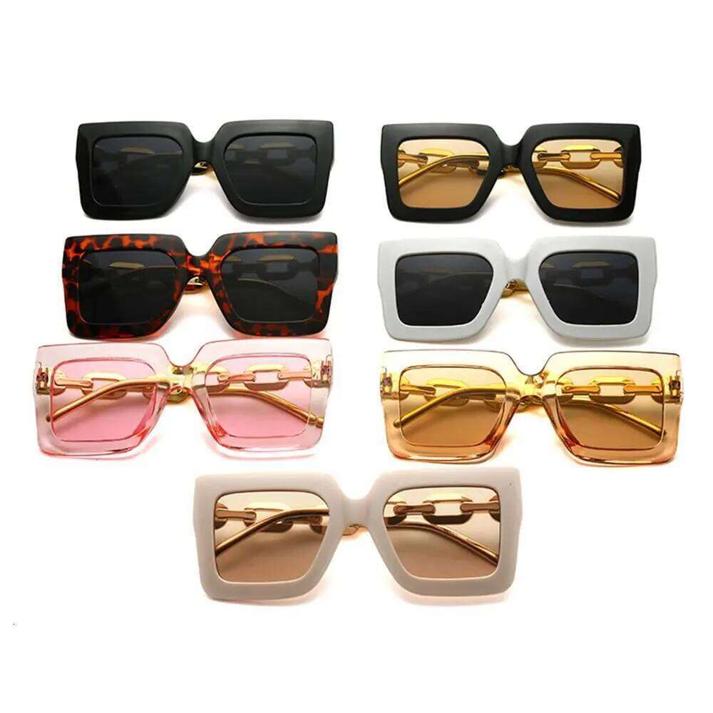UV400 Protection Oversized Square Luxury Retro Big Sun Glasses Vintage Beach Sunshade Sunglasses for Women & Men Y260207