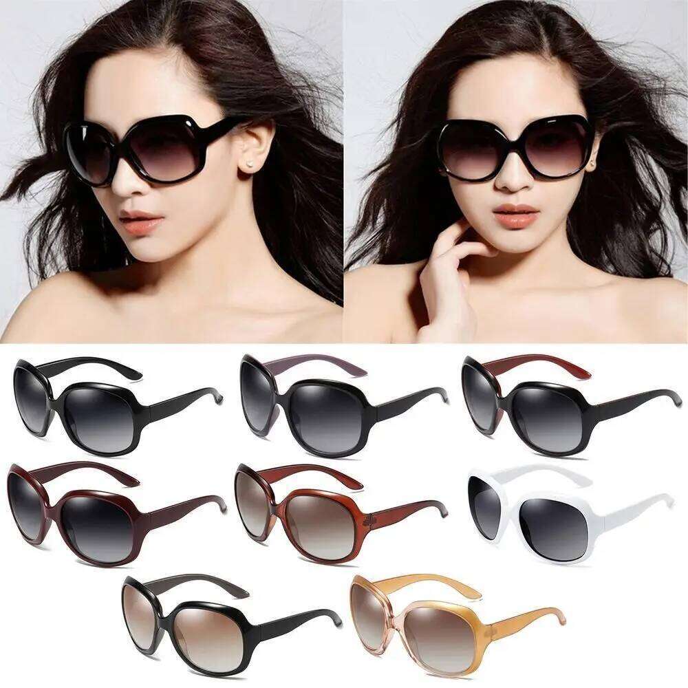 Classic Shades Sunglasses Square Elliptical Frame Vintage Eyewear UV 400 Driver's Sun Glasses for Women & Men Y260207
