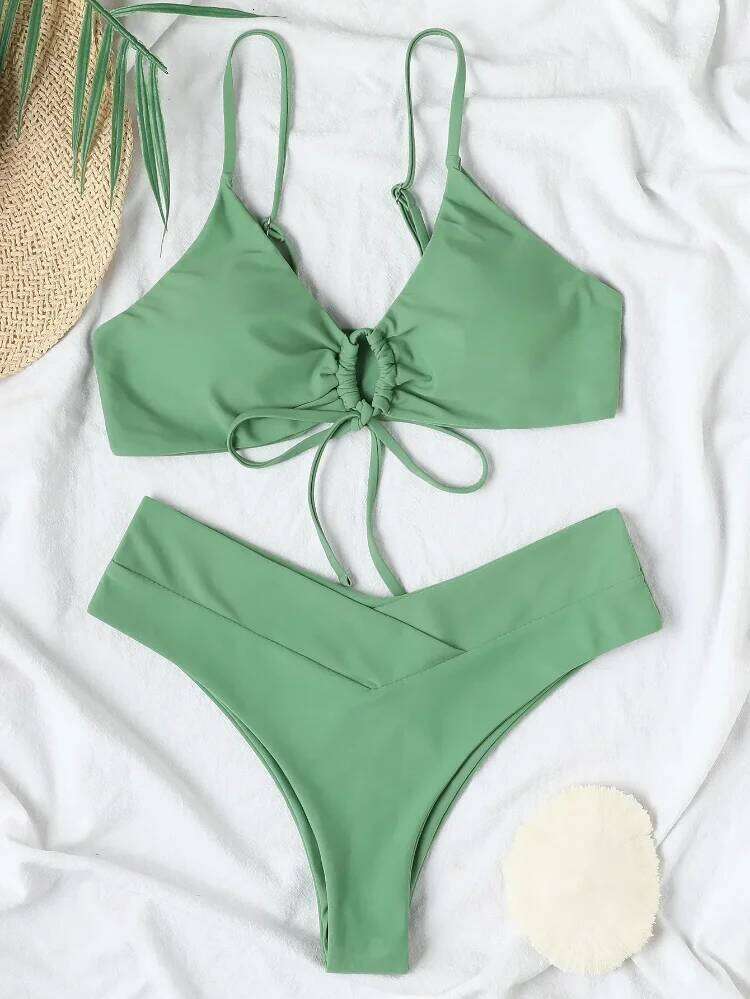 Push Up Swimsuit Women Sexy Summer Wear Girl Set Swiming Micro Bikini Two Pieces Brazilian Bather Bathing Suit New Swimwear C260207