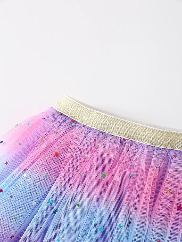 Princess Infant Baby Girls Multilayer Skirt Short Yarn Tutu Fluffy Elastic Waist Rainbow Assorted Color Aline Skirts 260207