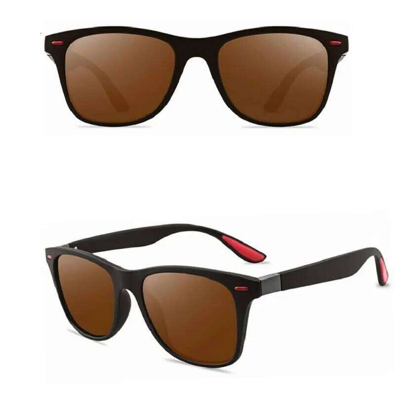 Fashion Classic Polarized Men And Women Square Sunglasses Anti Glare Goggles Travel Fishing Riding Glasses Uv400 Y260207