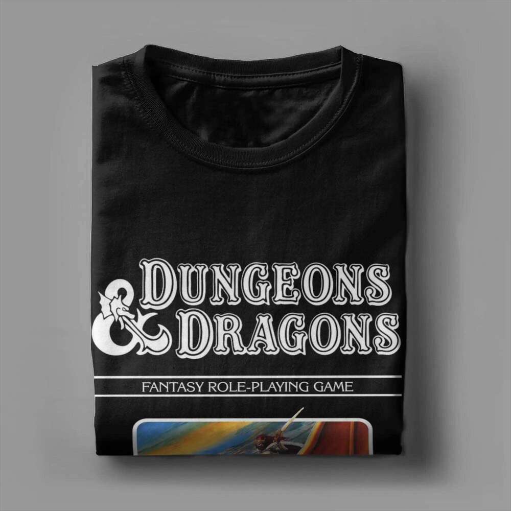 Men's Dungeon Dragon DnD Master Rules T Shirts Cotton Tops Novelty Short Sleeve Crew Neck Tee Shirt Unique T-Shirts C260207
