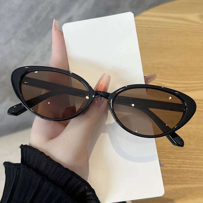 2pcs Retro Small Cat Eye Sunglasses for Women Men Rivet Design Fashion Triangle Sun Glasses Cute Style Multi Color Eyeglasses Y260207