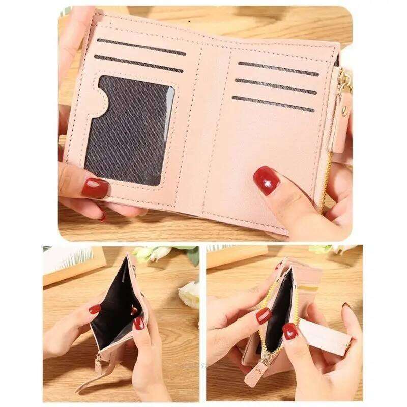 X5XA Ladies Wallet with Card Slots Lightweight Wear Resistant Purse Zippered Coin Pocket for Travel and Everyday Carry Y260206
