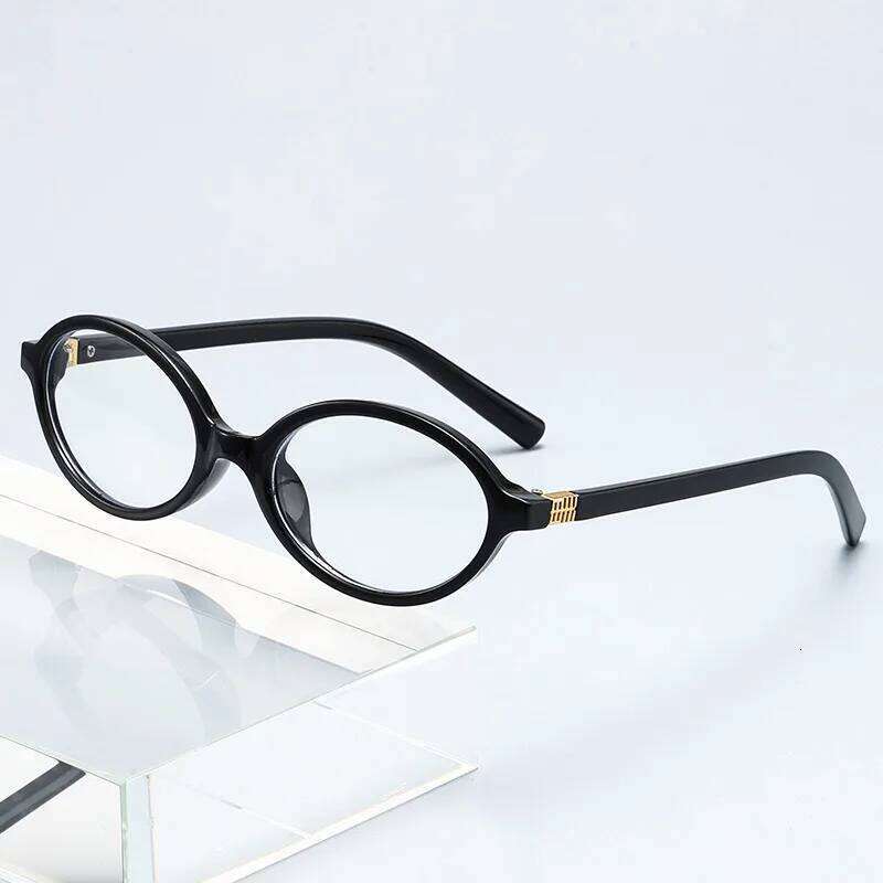 Fashion Small Oval Leopard Sunglasses Women Lovely Ins No Makeup Anti Blue Light Cute Decorative Computer Glasses Y260207