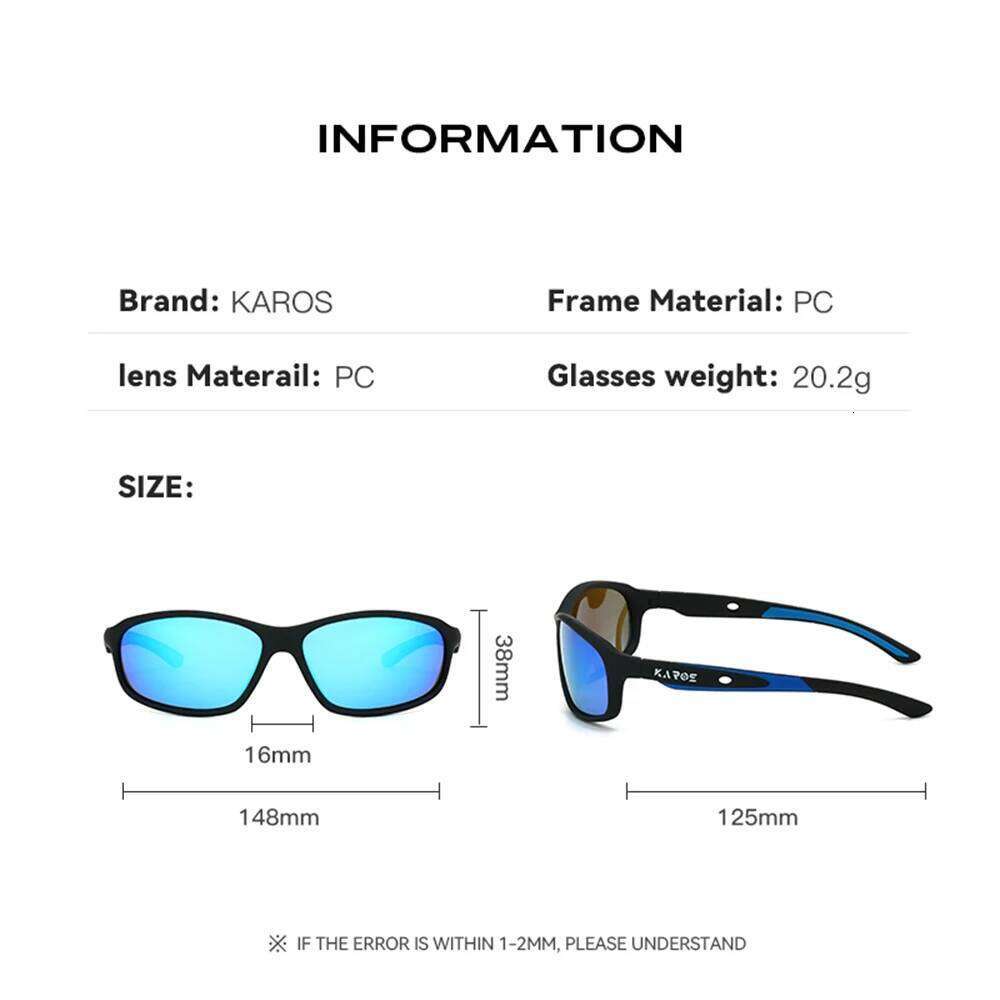 Karos Polarized Sunglasses Outdoor Sports Cycling Bike Glasses Men Women MTB Goggles Baseball Fishing Driving Riding Shades Y260207