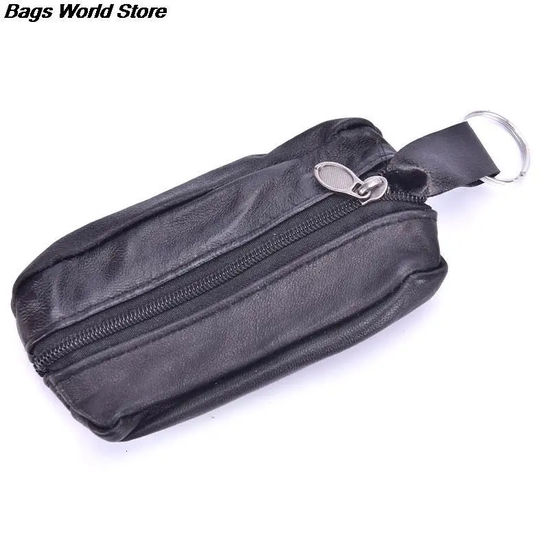 1x Mini Zipper Soft Purses Key Bags Unisex Coin Purse Gift For Money Pocket Thin Wallets Ring Pouch Card Purse Small Change Bag 260129