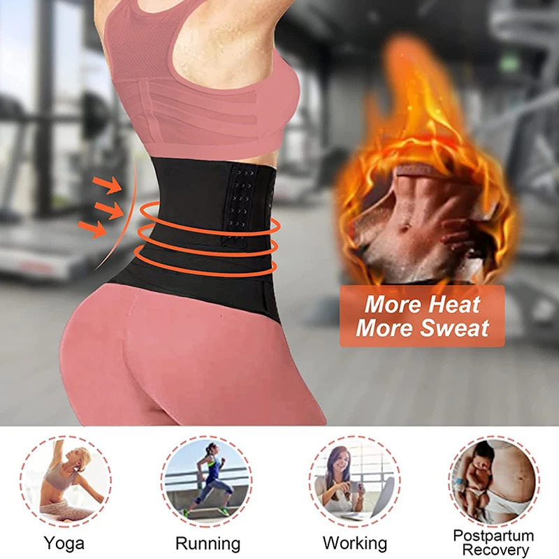 Buckle Bandage Wrap Adjustable Waist Trainer Tummy Slimming Belt Lumbar Support Corset Workout Belly Trimmer Sheath Shapewear 260207