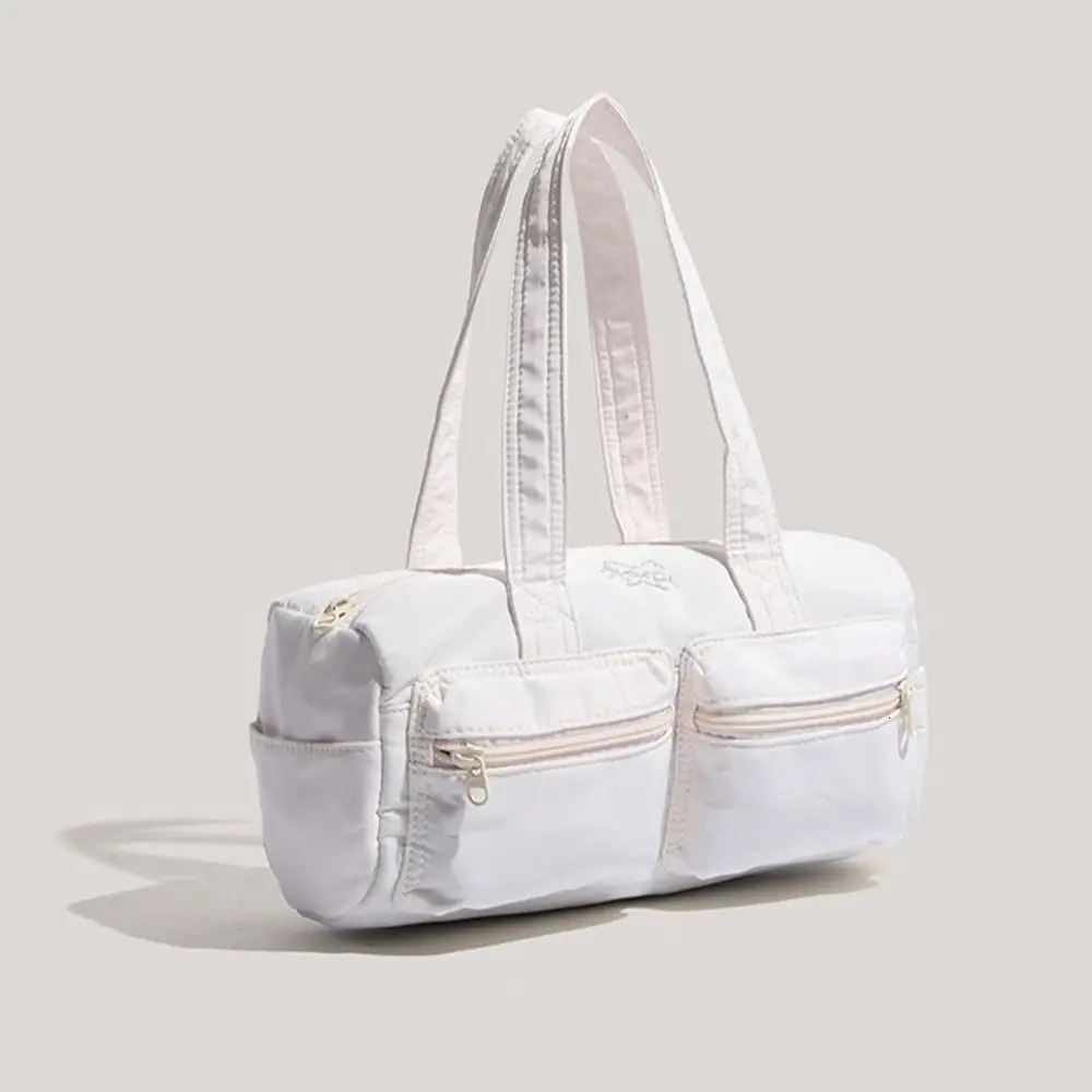 Korean Style Multi-Pocket Nylon Bag Womens Lightweight Casual Versatile Sports Bag Large Capacity Handheld Single Shoulder Bags 260123