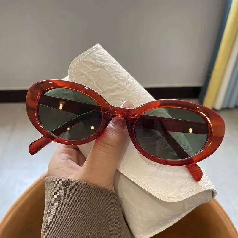 Small Rectangle Sunglasses Oval Vintage Brand Designer Square Sun Glasses for Women Female Eyewear Anti-glare Shades Y260207