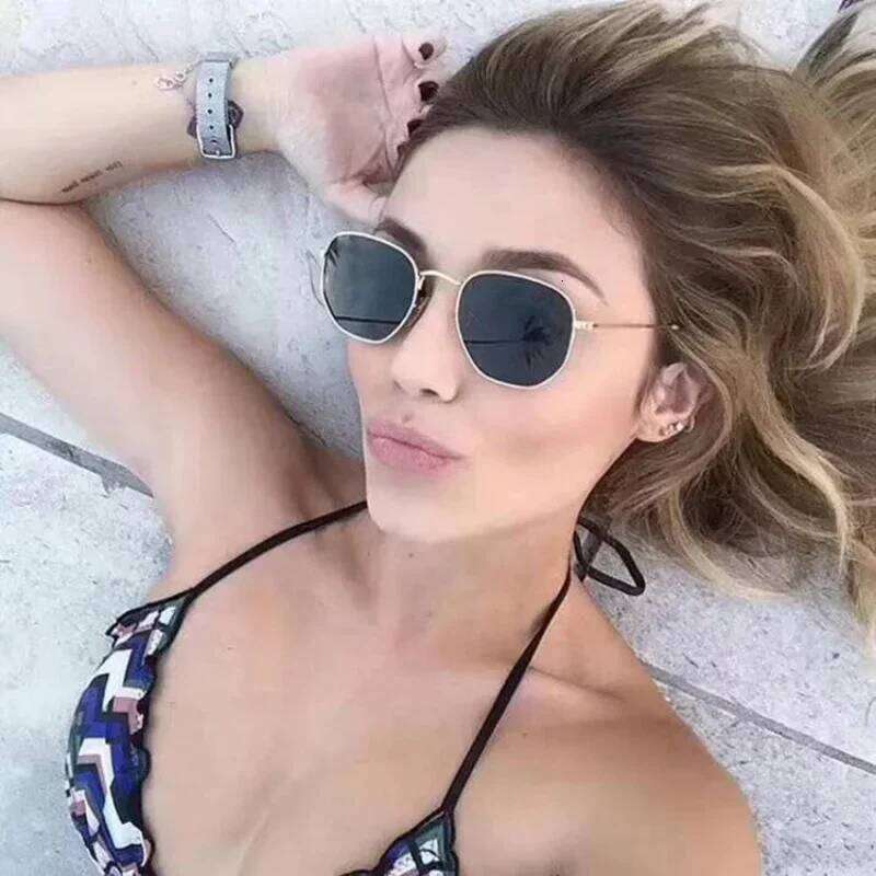 Sunglasses Women Mirror Retro Sun Female Black Oculos UV400 AC Square Frame Glasses Luxury Vintage Glass Y260207