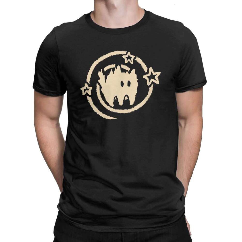 Mens T-Shirt 90s Scary Cat Tomcat Kitten is Scared under Starry Tail T-Shirts Hip Hop Beach Tee Shirt Y2K Tops Plus Size 6XL C260207