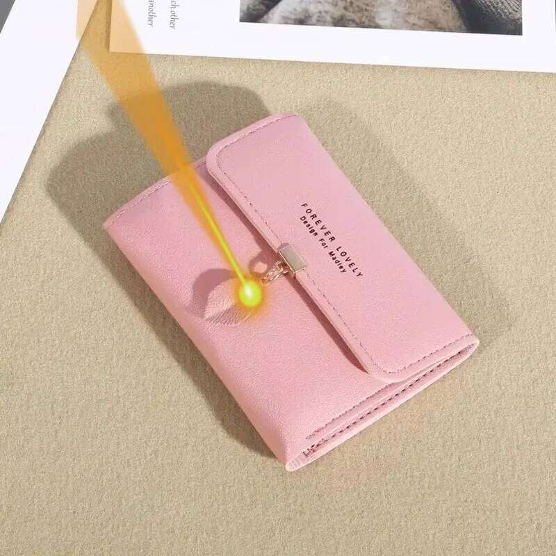 Custom Logo Name Text Fashion Trifold Clutch Coin Minimalist Credit Card Holder Personalized Gift For Momen Casual Wallet Y260206