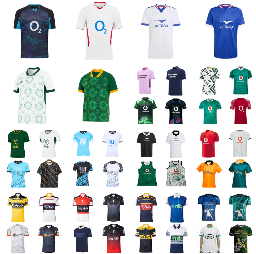 25 26 27 Scotland RUGBY jerseys shirt 2025 2026 2027 Ireland Training uniform Australia south Scottish Murrayfield FIJI Englands French New Zealand national team