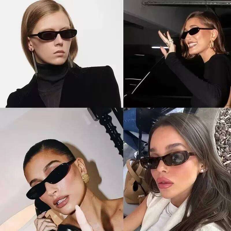 2024 New Retro Oval Sunglasses Personalized Small Frame Trend Versatile Street Shooting Sun Glasses Female Y260207