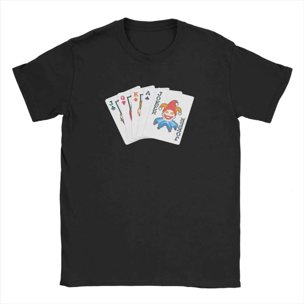 Balatro Game Card Joker 100 Cotton T-Shirt For Men Summer Y2K Fun T Shirts O Neck Hipster Tees Oversized Hot Sale Tops C260207