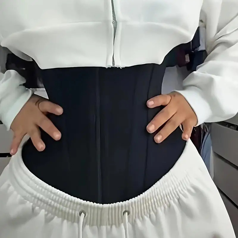 Womens Waist Trainer Belt Abdominal Control Exercise Slimming Shapewear with Zipper Hook Casual Festival Wear Body Shaper 260207