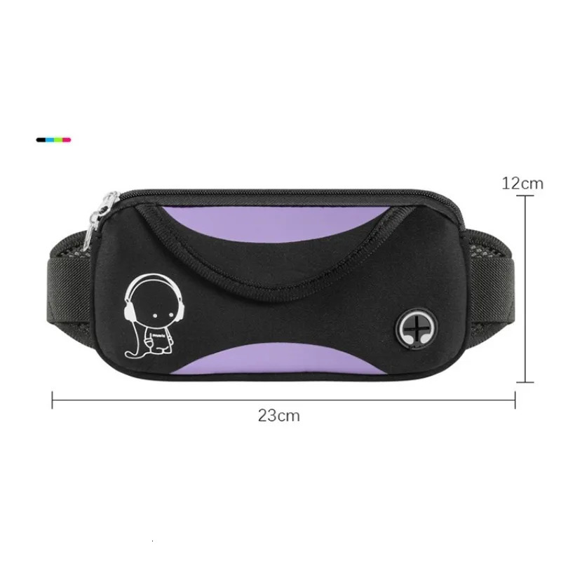 HAISSKY Outddor Running Bags Set Waist PackArmband Pouch Men Women Fitness Zipper Phones Earphones Keys Phone Storage Bag w251218