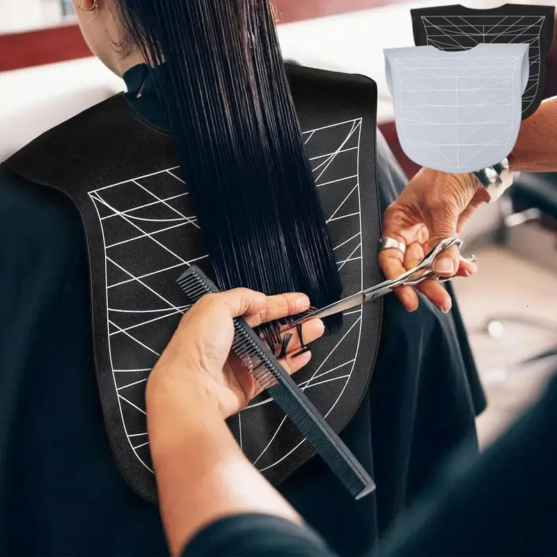 Hairdressing Dyeing ing Silicone Shawl Professional Haircut Cape Durable Hair Coloring Neck Collar Apron Hairstyling Tool 260203
