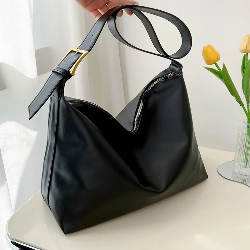Vintage Pillow PU Leather Boston Handbag For Women Casual Large Capacity Shoulder Crossbody Bags Fashion Shopper Totes w251218