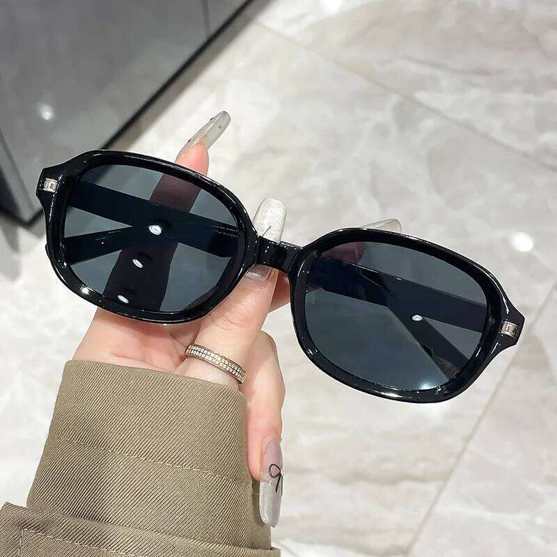 New Folding Small Frame Oval Sunglasses Women Brand Designer Fashion Sun Glasses Men Driving Eyewear Oculos De Sol for Female Y260207