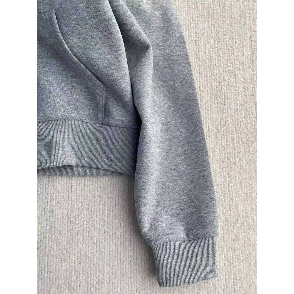 American Hooded Shoulder Plaid Hoodie For Women Designer Fashion New Hot Item, Early Autumn And Winter Korean Lazy Style Jacket