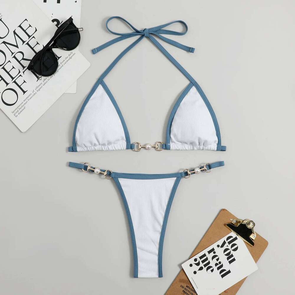 sexy string micro mini bikinis set high waist thong swimsuit Swimwear Biquini conjunto de bikini tankini beachwear C260207