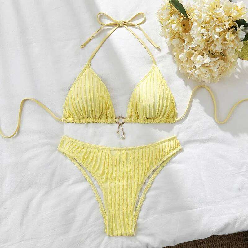 New Sexy Bikinis 2026 Swimsuits Women's Swimwear Push Up Female Beach Swim Wear Bathing Suits Brazilian Bikini Set Pool Bather C260207