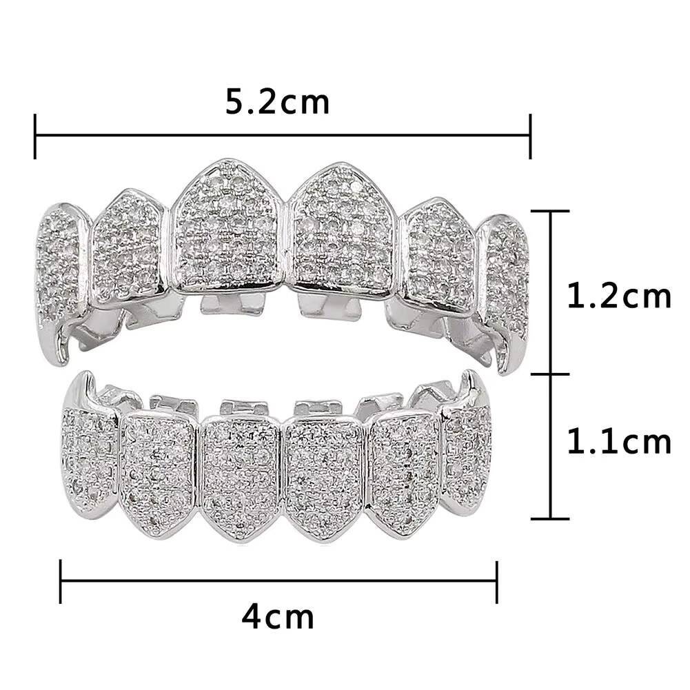 Fine Grillz Kacy TG015189 Custom HipHop Personalized Unisex S925 Silver Real 9k 10k 18k Solid Gold Plated Iced Letter Moissanite
