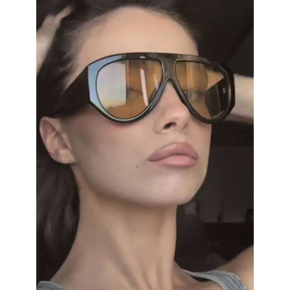 Fashion Oversized Hip Hop Sunglasses Men Women Shades Brand Designer Sun Glasses Trend Male Punk Eyewear Female UV400 Y260207
