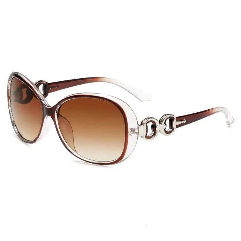 New Fashion Sunglasses Trend Large Frame Sun Glasses Women Gradient Street Photo Eyewear UV400 Oculos De Sol Y260207