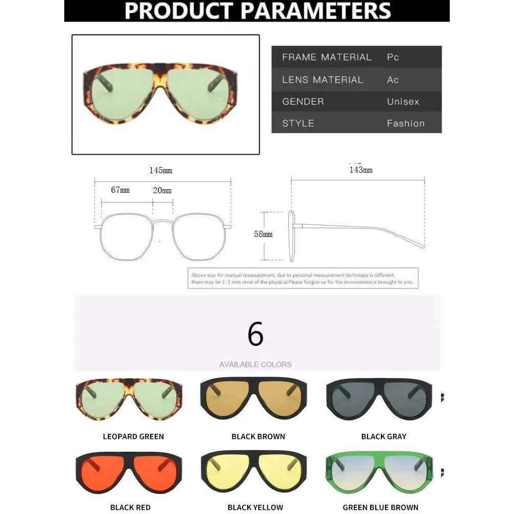 Fashion Oversized Hip Hop Sunglasses Men Women Shades Brand Designer Sun Glasses Trend Male Punk Eyewear Female UV400 Y260207