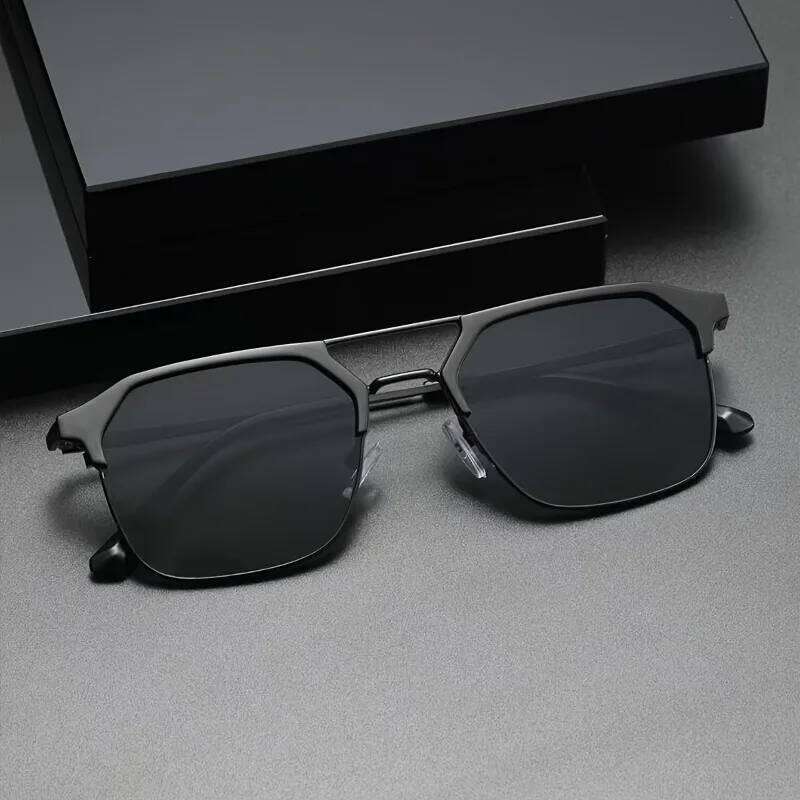 Men'S Stylish Geometric sunglasses Perfect for Street Style & Everyday Use Y260207