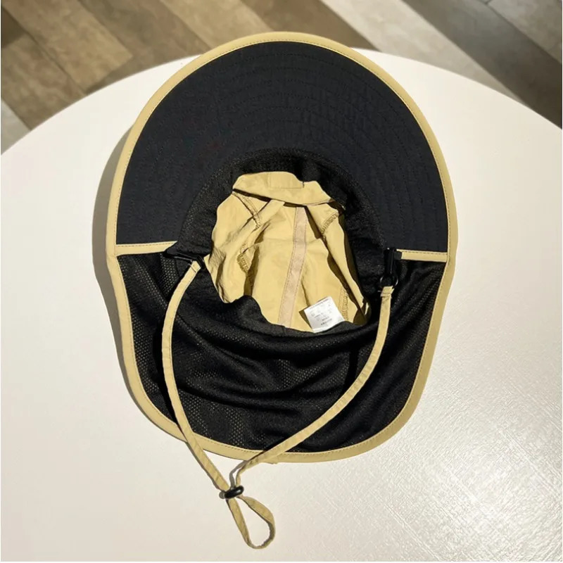 1pc Anti-UV Sun Protection Fisherman Outdoor Hat Thin Hiking Quick Drying Shawl Neck Protector Summer Waterproof Ride Unisex 260204