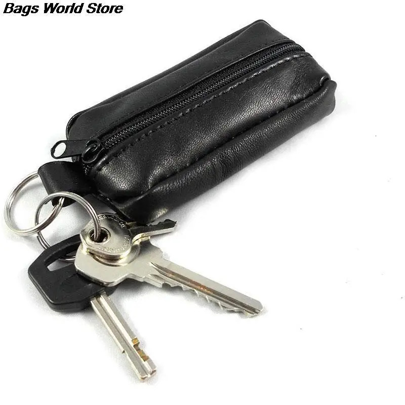1x Mini Zipper Soft Purses Key Bags Unisex Coin Purse Gift For Money Pocket Thin Wallets Ring Pouch Card Purse Small Change Bag 260129