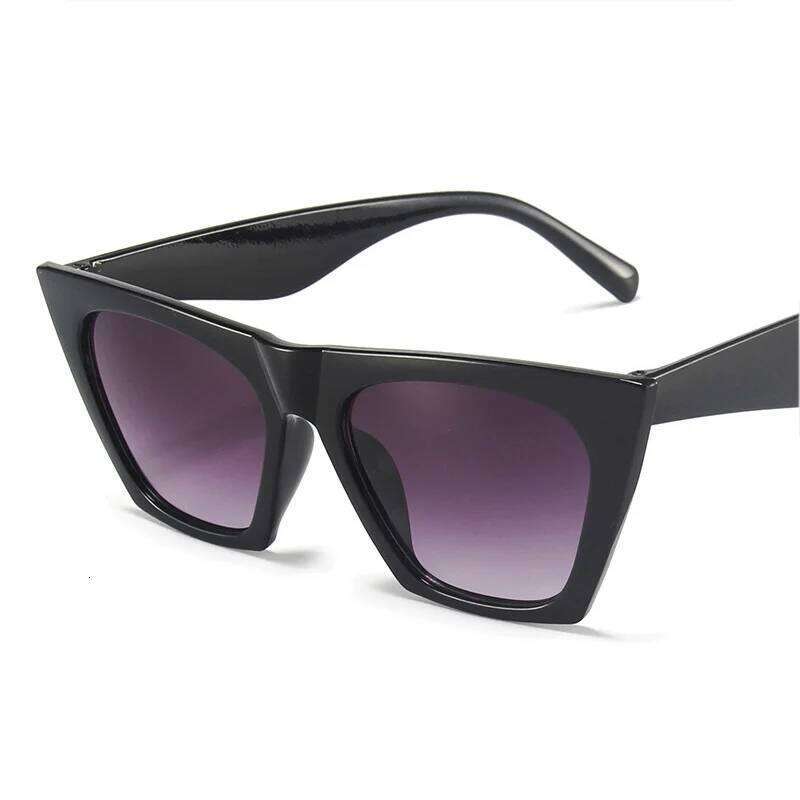 New Square Sunglasses Woman Black Cat Eye Brand Designer Sun Glasses Female Travel Driver Gradient Fashion Oculos De Sol Y260207