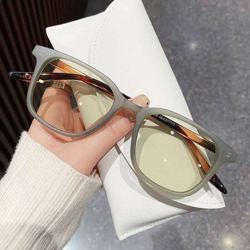 New Vintage Square Sunglasses Women Men luxury Brand Rectangle Sun Glasses Female Small Ellipse Eyewear Oculos De Sol Y260207