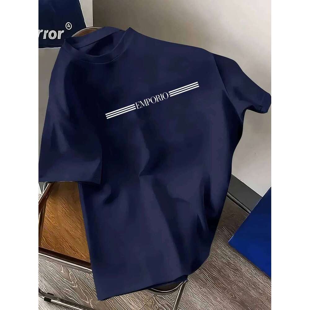 Men's T-Shirts - Breathable Moisture-Wicking Short Sleeve Round Neck Casual & Athletic Tees, All-Season Comfort Fit for Gym C260207
