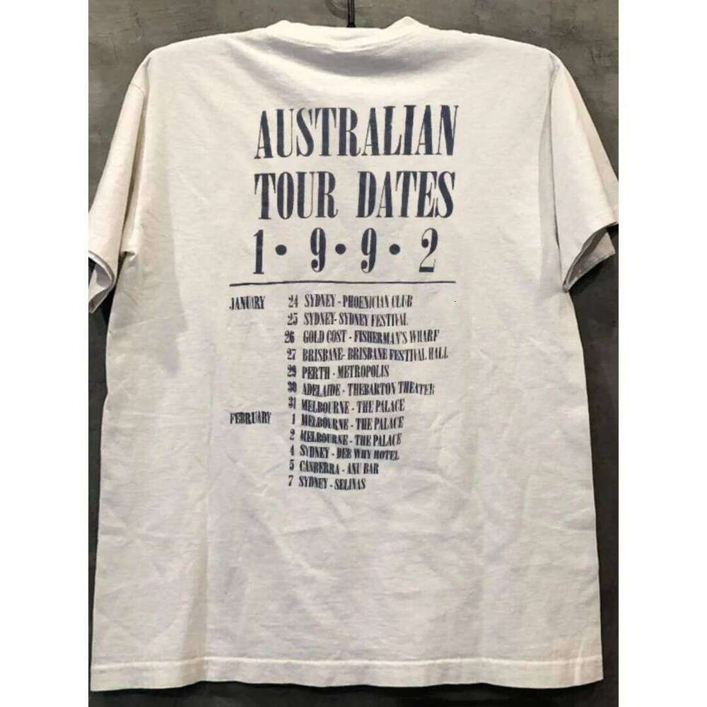 Nirvana band Kurt Cobain vintage American retro T-shirt Summer Pure cotton Men's T-Shirt Children's Clothing Tee Y2k Woman C260207