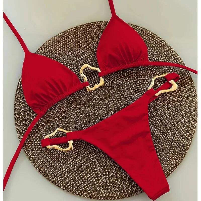 Sexy White Bikinis Women's Swimwear Female Swimsuit For Swimming Wear Bathing Suits Brazilian Bikini Set Beachwear Pool Bather C260207