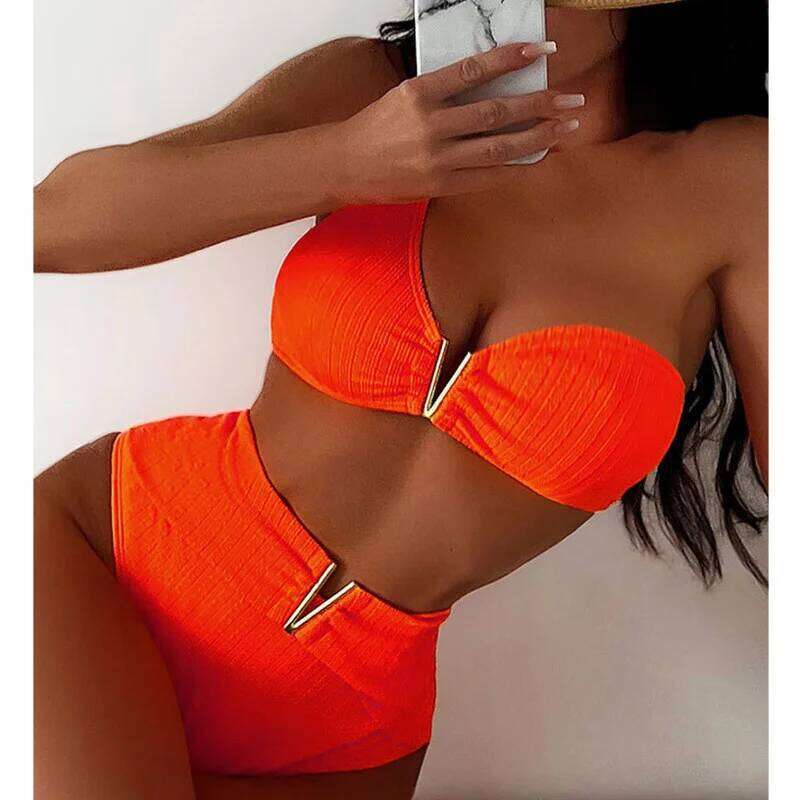 Black Sexy Bikinis 2026 Women High Waist Swimwear Female Swimsuit Swim Wear Bathing Suits Brazilian Bikini Set Beachwear Bather C260207