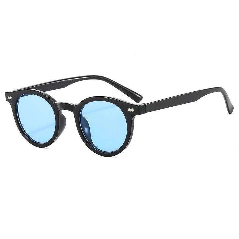 Fashion Small Style Round Sunglasses Clear Tinted Lens Brand Design Party Show Vintage Sun Glasses Man/Women Oculos De Sol Y260207