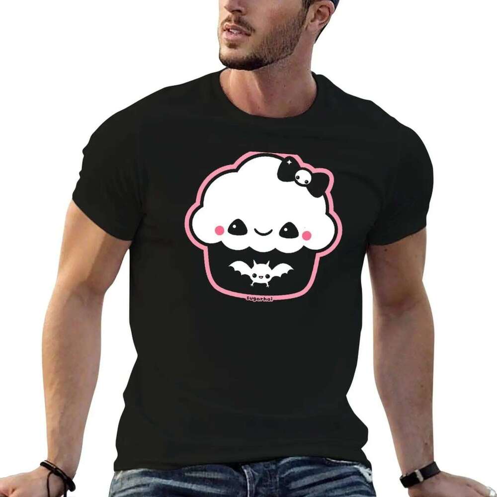 graphic designer anime for Spooky shirt t Cupcake Cute man T-Shirt shirts C260207