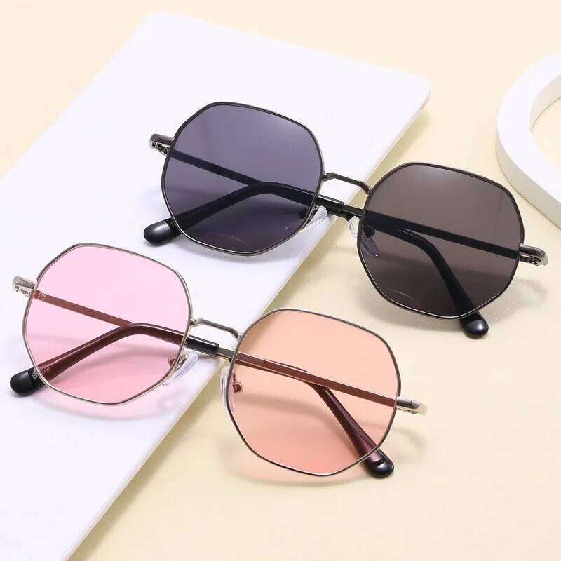 New Straight Metal SunglaSSeS, ClassiC Children's Glasses For Boys And Girls Y260207