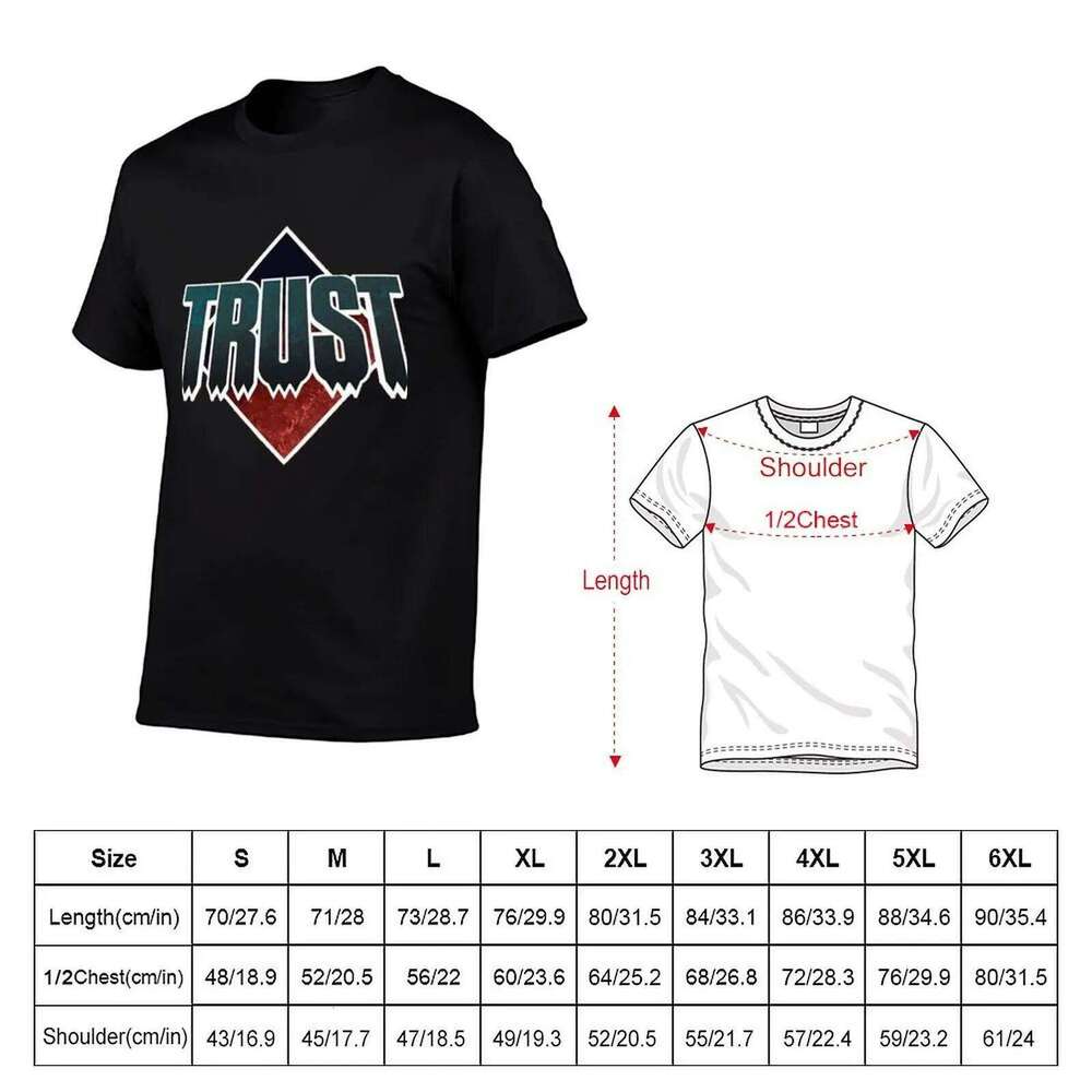 Trust Band Rock French shirts for men casual personalised man t shirt luxury T-Shirt C260207