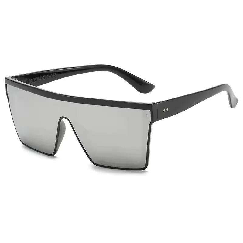 Square Frame Sunglasses for Men Women Fashion Trend Vintage UV Protection Black Silver Cool Sun Glasses Male Ladies Eyewear 2025 Y260207