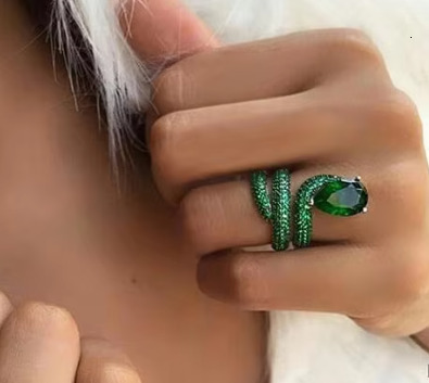 Fashionable Hip Hop CZ Ring Jewelry for Children Religious Gemstone Ring Claw Inlay Brass Plating Various Animal Number