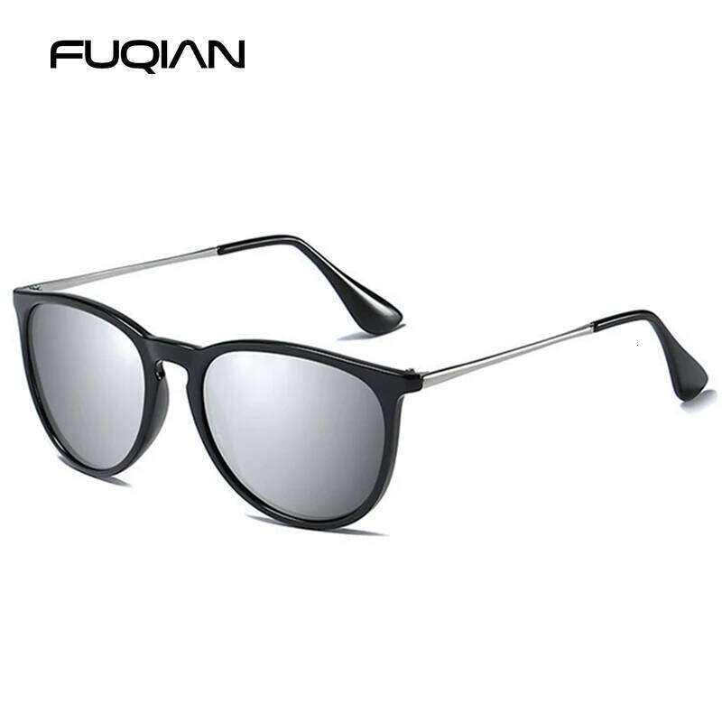 Classic Round Polarized Sunglasses Men Women Fashion Driving Sun Glasses Male Vintage Black Pink Shades Travelling Eyewear UV400 Y260207