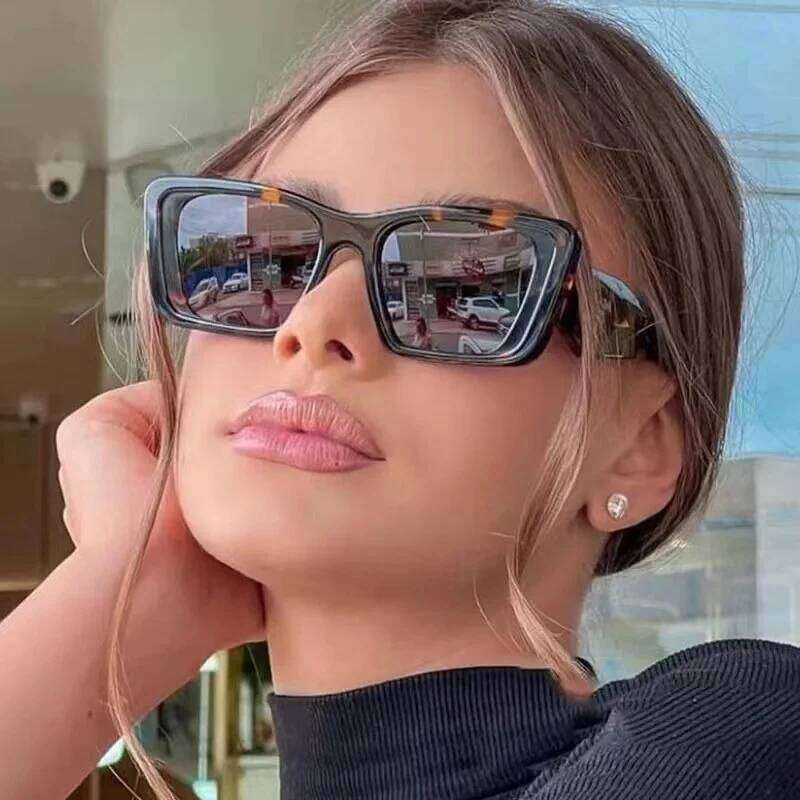 Square Retro Sunglasses Women Men Brand Designer Vintage Sun Glasses Female Male Fashion Shades Mirror Travel Oculos De Sol Y260207